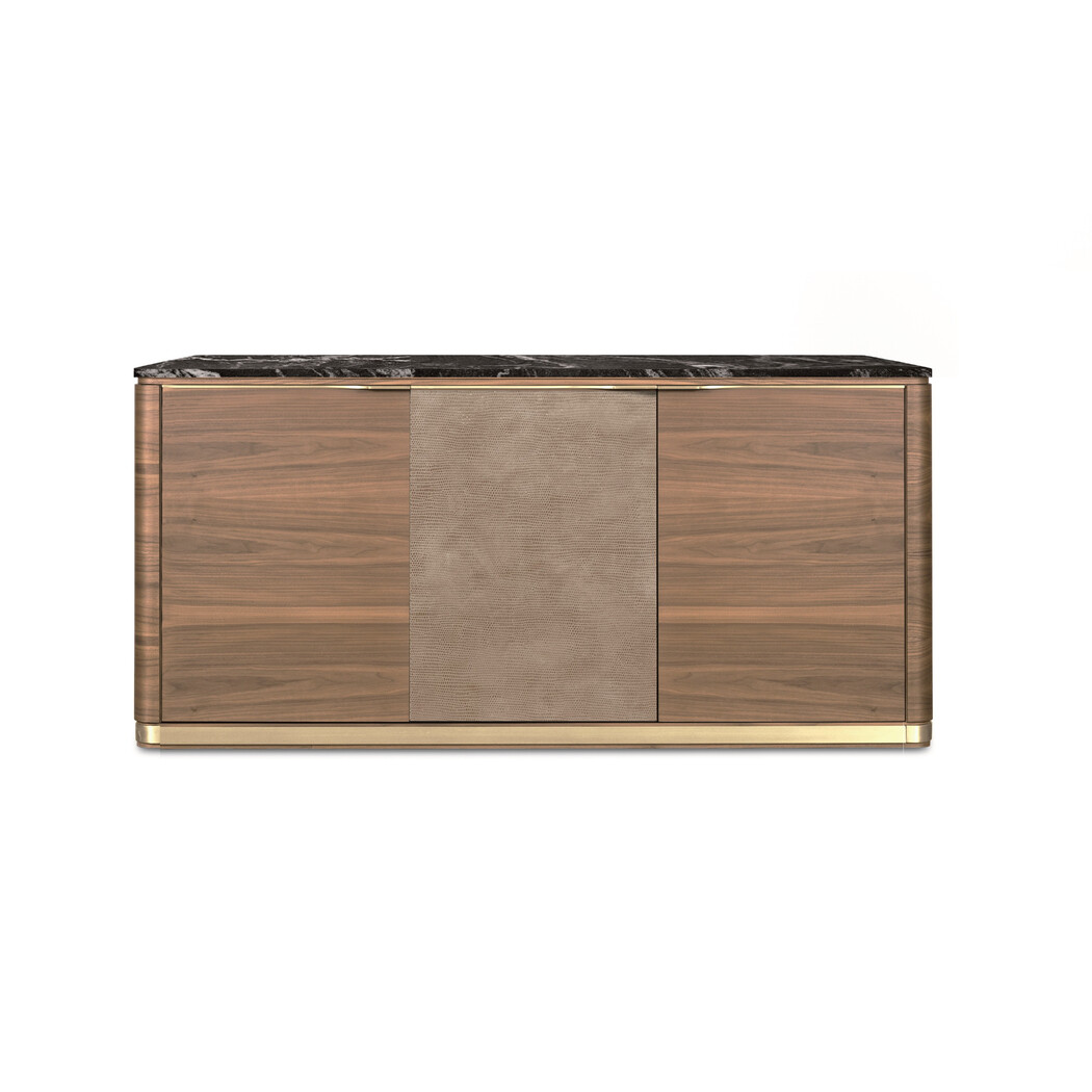 CREDENZA (Marble & Leather front)