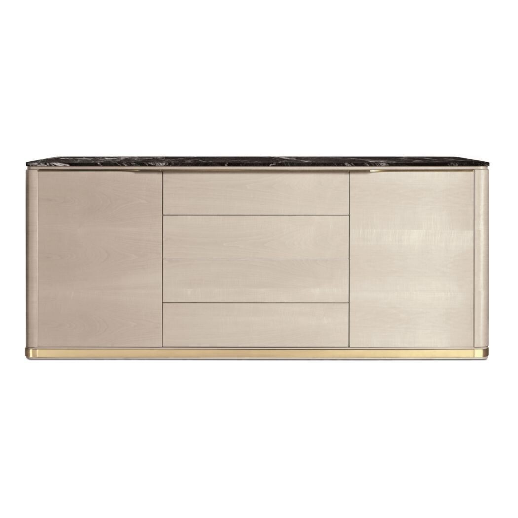 CREDENZA (Marble & Wooden fronts)