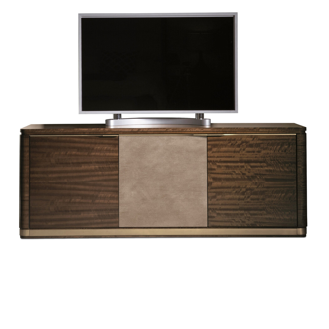 CREDENZA (Wooden top & Leather front)