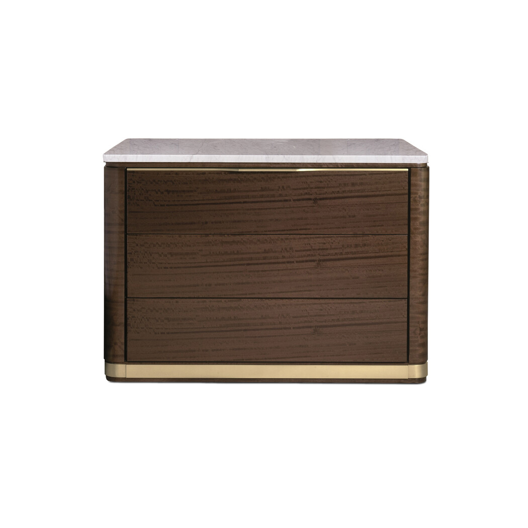 MESITA DE NOCHE (Mármol & Frente madera)