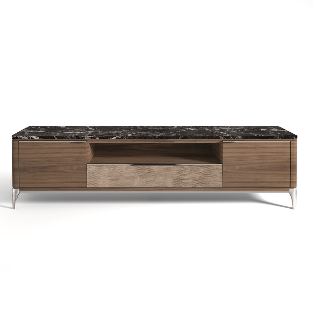 MUEBLE TV (Mármol & Frente Piel)