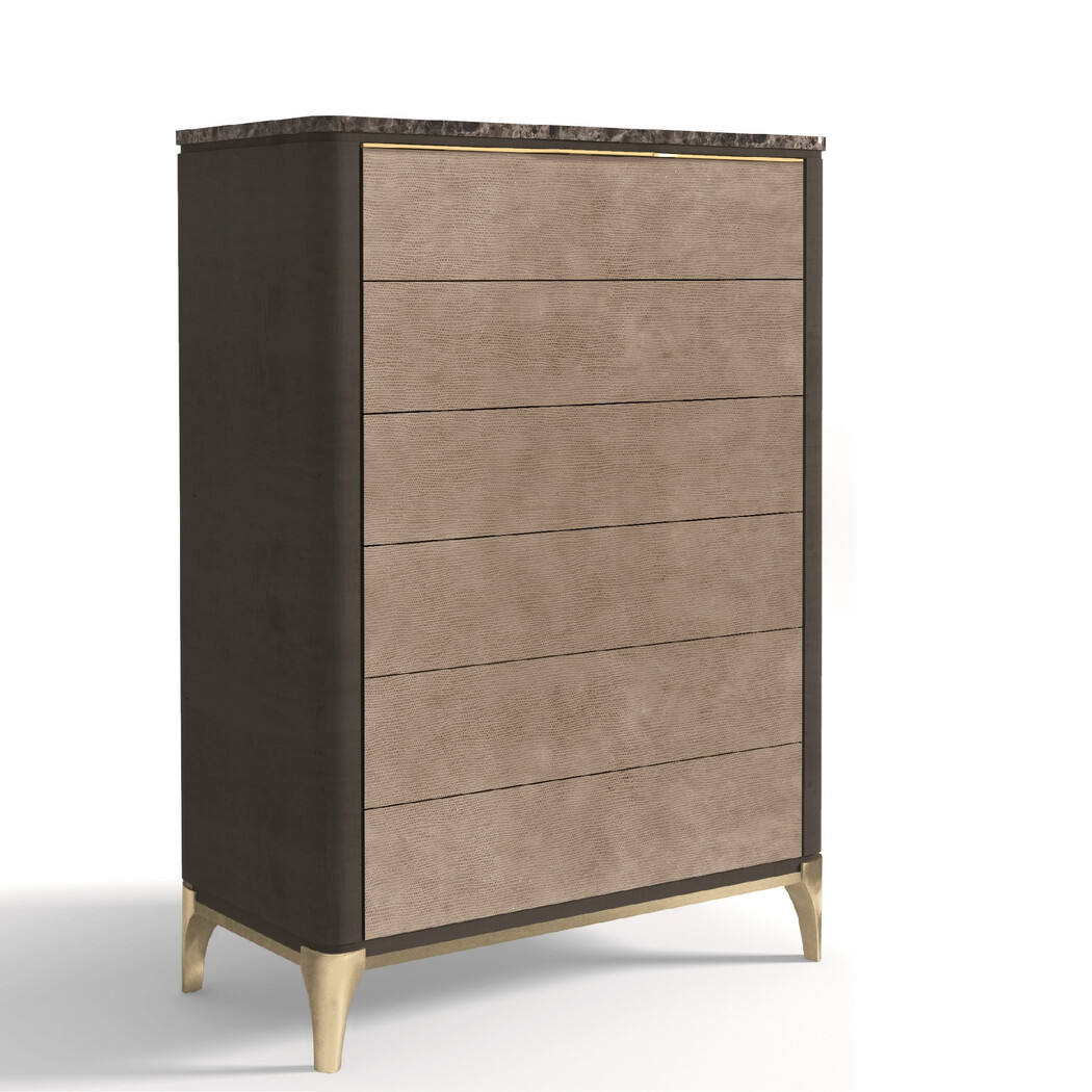 TALLBOY (Marble top & Leather front)