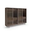 4 GLASS DOOR DISPLAY CABINET_image