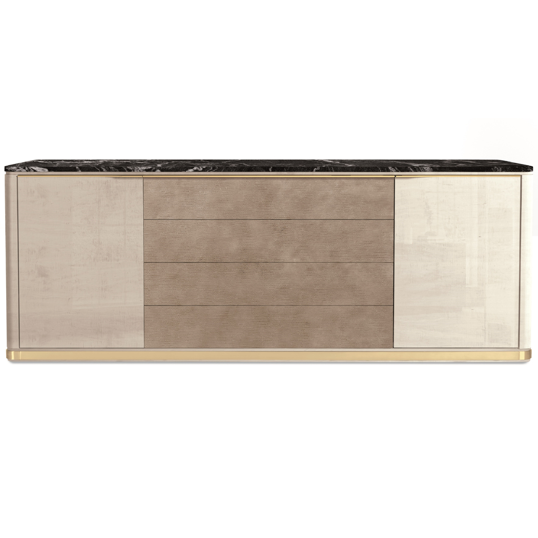 CREDENZA (Marble & Leather front)_image