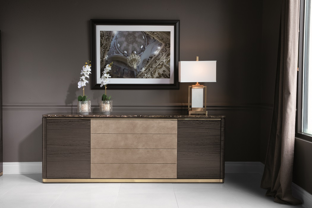CREDENZA (Marble & Leather front)_image