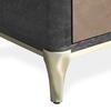 BEDSIDE TABLE (Marble top & Leather front)_image